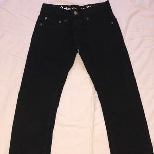 Black skinny fit jeans
